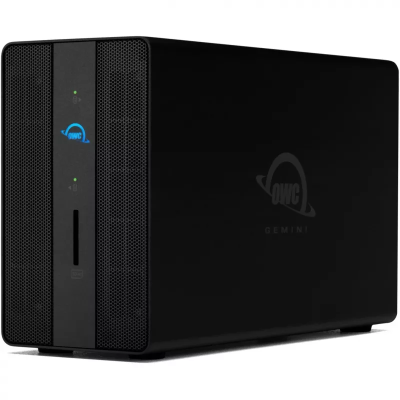 OWC Gemini Dual-Laufwerk TB3 Hardware-RAID-tallennus- ja telakointikotelo - Thunderbolt 3 - Thunderbolt