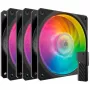Sarja, jossa 3 COOLER MASTER -tuuletinta Mobius 120P ARGB