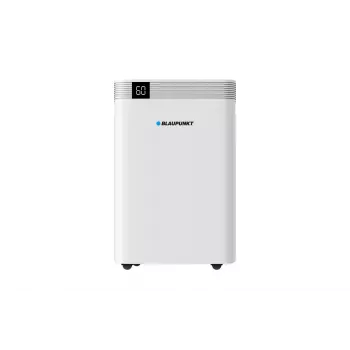Ilmankuivain BLAUPUNKT ADH601 — 2,5 l säiliö, 16 l/24 h, 245 W, 48 dB, Wi‑Fi, 20–40 m², valkoinen