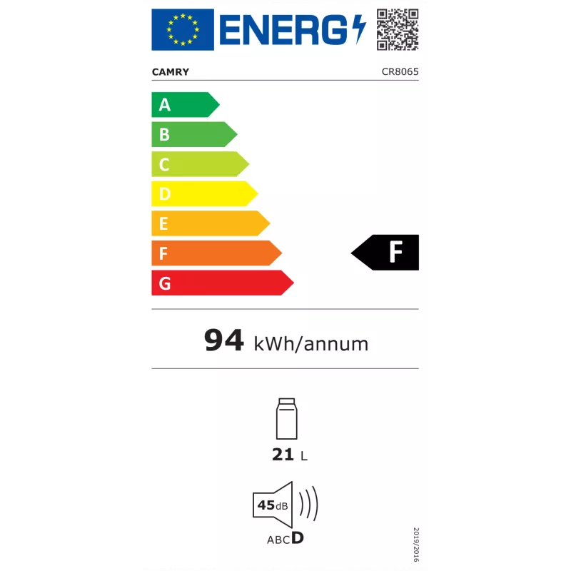Camry Premium CR 8065 24L kylmälaatikko Electric harmaa, valkoinen