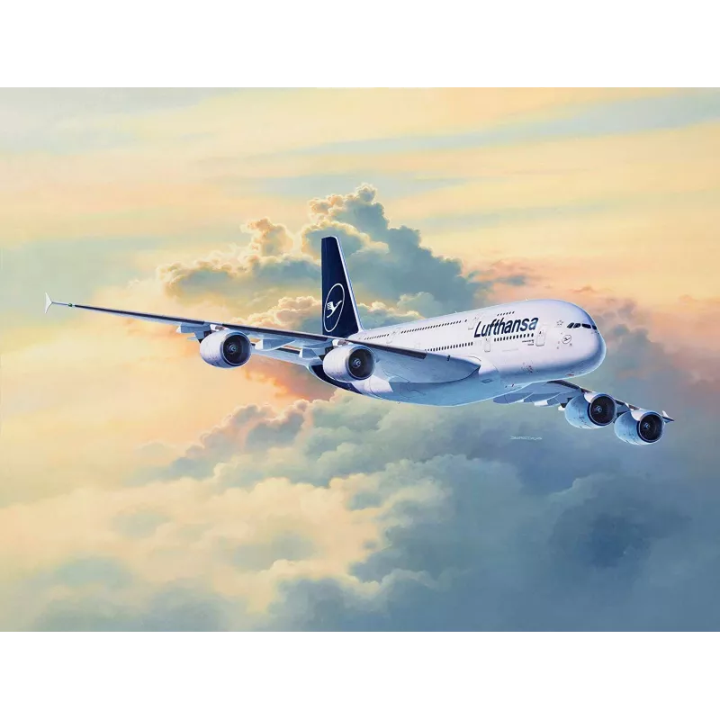Valmis malli Revell Airbus A380-800 Lufthansa New Livery