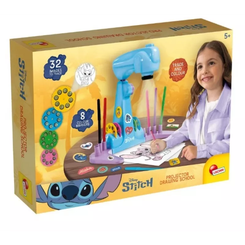 Stitch-projektori piirustuskoulusetti