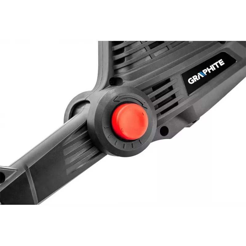 GRAPHITE 58G098 akkukäyttöinen 2-in-1-oksasaha ja pensasleikkuri