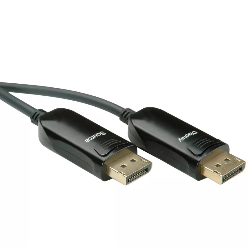 ROLINE DisplayPort v1.4 kaapeli AOC 8K60 ST/ST 20 m - kaapeli - digitaalinen/näyttö/video - 20 m (14.01.3493)