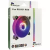 Inter-Tech Argus RS-061 RGB 120 mm kotelotuuletin, 120x120x25 mm, PWM