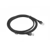 Verkkokaapeli LANBERG PCU5-10CC-0200-BK RJ-45 Cat5e U/UTP 2 m musta