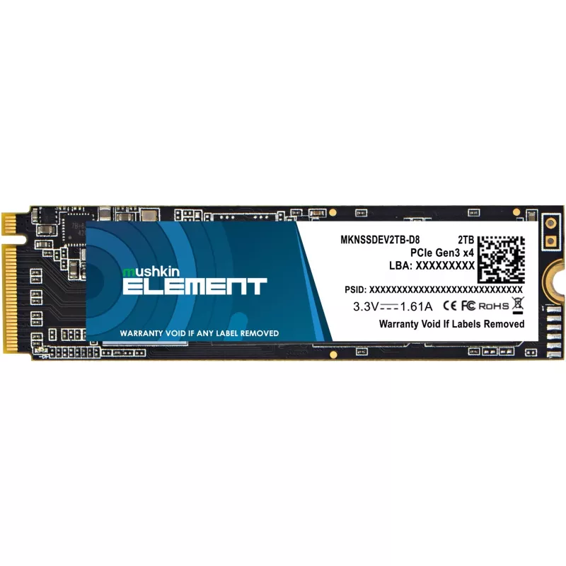 Mushkin ELEMENT - SSD - 2 TB - sisäinen - M.2 2280 - PCIe 3.0 x4 (NVMe)
