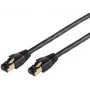 Verkkokaapeli ShiverPeaks BS08-41075 musta 10 m Cat8.1 F/FTP