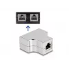 DeLOCK RJ45 jakaja T-adapteri 1 x RJ45 naaras - 2 x RJ45 naaras Cat.5e STP