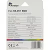 INTER-TECH Argus RS-051 RGB 120 mm kotelotuuletin, 900 kierr./min, musta
