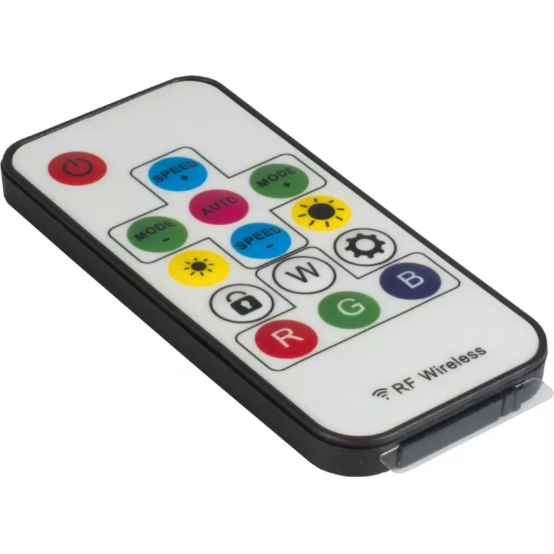 INTER-TECH Argus RS-07 RGB 120 mm koteloiden tuulettimien sarja, 3 kpl, kaukosäätimellä, musta