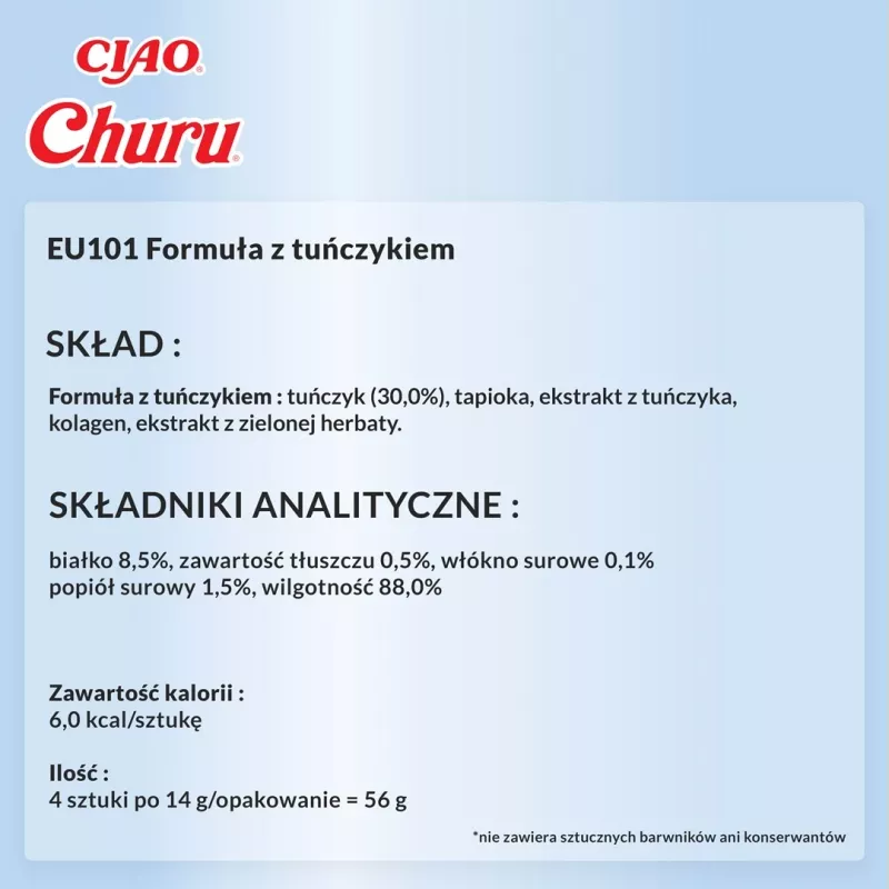 INABA Churu tonnikalaresepti - kissanherkku - 4x14 g