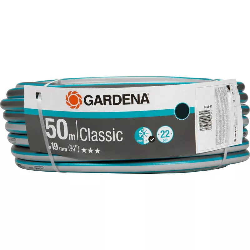 Gardena 18025 puutarhaletku 50 m PVC harmaa, oranssi