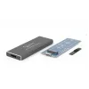 GEMBIRD EE2280-U3C-01 Gembird M.2-kotelo USB 3.0, alumiini, musta