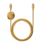 Native Union Night Cable USB-C–Lightning-kaapeli, 3 m, Kraft (NCABLE-CL-KFT-NP)