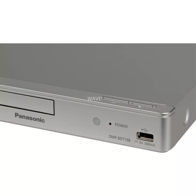 Panasonic Blu-ray-soitin DMP-BDT168EG DVD-Video, MP3, WMA, JPEG, WAV, XviD, AAC, AVCHD, MKV, CD-DA, FLAC, MPO, BD-MV, ALAC USB-liitäntä