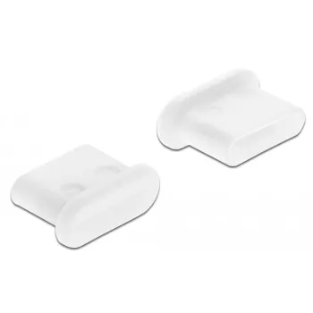 Pölysuojus USB Type-C -liitännälle DeLOCK 64095 10 kpl valkoinen