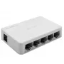 Verkkokytkin QOLTEC 52247 5 x RJ45-porttia 1000 Mbit/s Gigabit hallitsematon