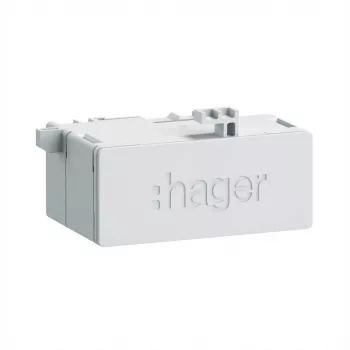 Verkkokaapeli Hager Tehalit HTV -rasia ZZ45WAN2PP RJ45 Patch 180° CAT6A valkoinen