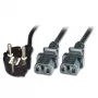 Microconnect PE011318 virtajohto musta 1,8 m virtapistoke tyyppi F 2 x C13-liitin
