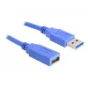 USB-kaapeli DeLOCK USB 3.0-A uros/naaras 1 m