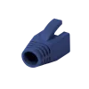 Logilink | RJ45-liittimen vedonpoistoholkki, 8,0 mm (50 kpl) | MP0035B | sininen