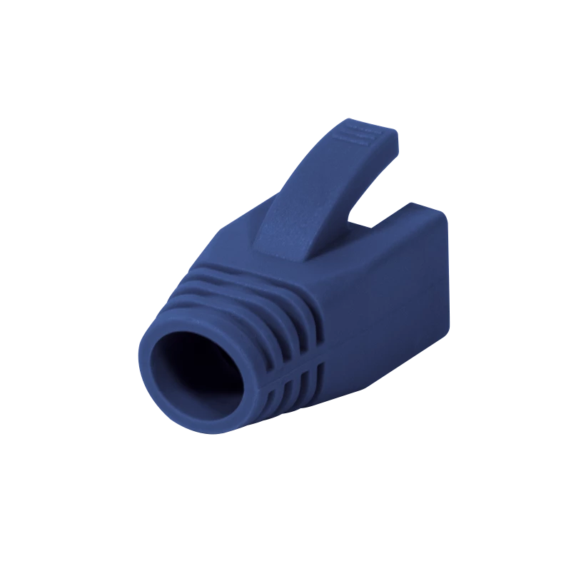 Logilink | RJ45-liittimen vedonpoistoholkki, 8,0 mm (50 kpl) | MP0035B | sininen