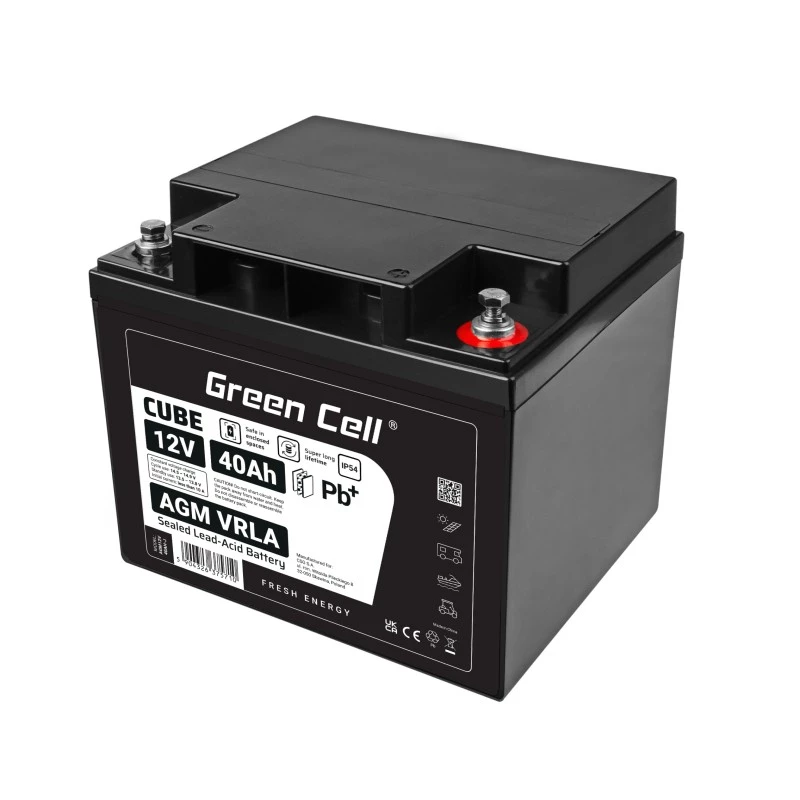 AGM VRLA -akku 12V 40Ah IP54
