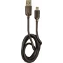 LC-POWER kaapeli USB-Micro-1M-6 1 m hopea metalli, USB-A → Micro-USB (LC-C-USB-MICRO-1M-6)