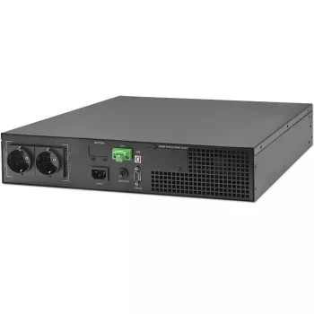 Qoltec 52285 UPS (keskeytymätön virransyöttö) kaksoismuunnos (online) 1 kVA 1000 W 2 AC-lähtöä