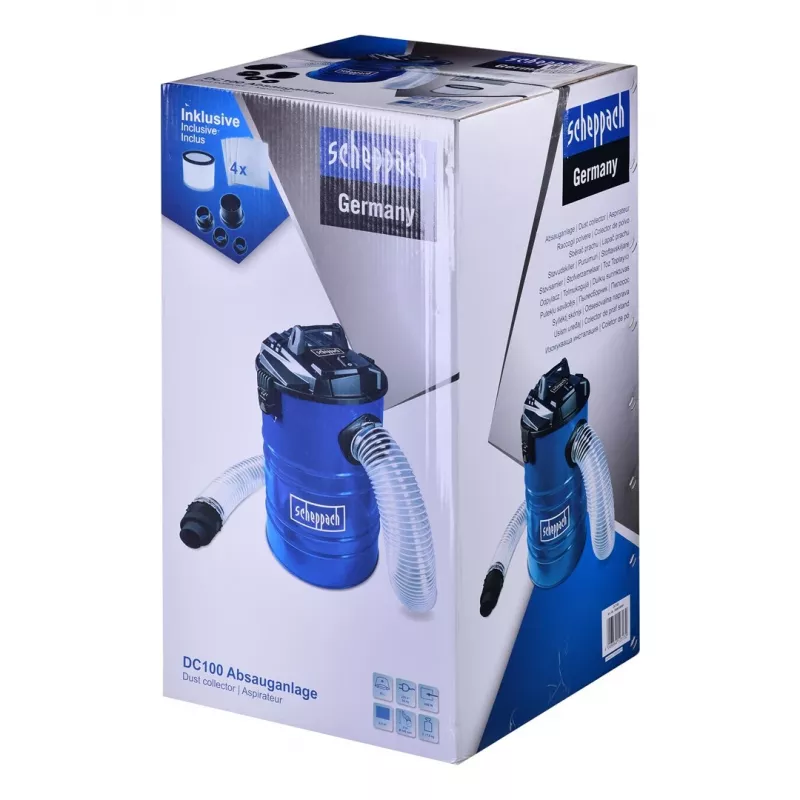 Scheppach DC100 pölynpoistolaite, 65 l, 1200 W