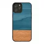 man and wood -puhelinkotelo iPhone 12 Pro Max denimmusta