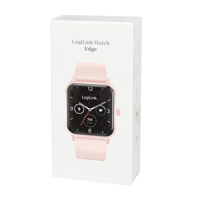 Älykello LCD, BT5.2 IP68, pinkki