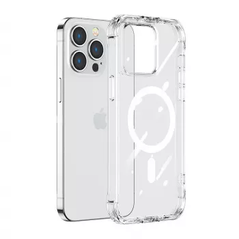 Läpinäkyvä magneettikotelo Joyroom JR-14H6 iPhone 14 Pro -malliin, magneettisuljin, kirkas suojakotelo