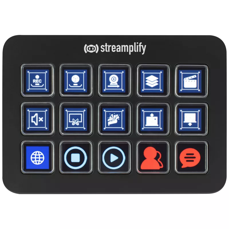 Streamplify STREAMING DECK ONE -ohjain - musta