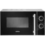 Amica AMGF20M1GS mikroaaltouuni pöytämalli grillimikroaaltouuni 20 L 700 W musta, hopea