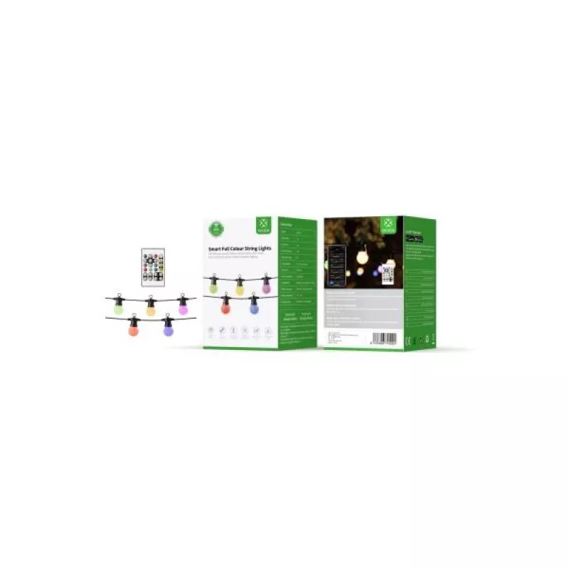WOOX R5195 Smart koristevalosarja 9 m RGB+CCT, Google Assistant & Amazon Alexa, IP65