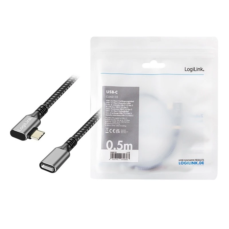 USB 3.2 Gen2 Type-C - USB-C naaras, PD, AV, 0,5 m