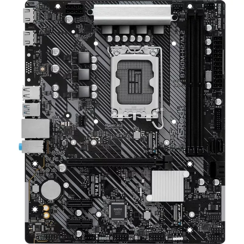 ASRock B760M-H2/M.2 DDR5 LGA1700 Micro-ATX -emolevy