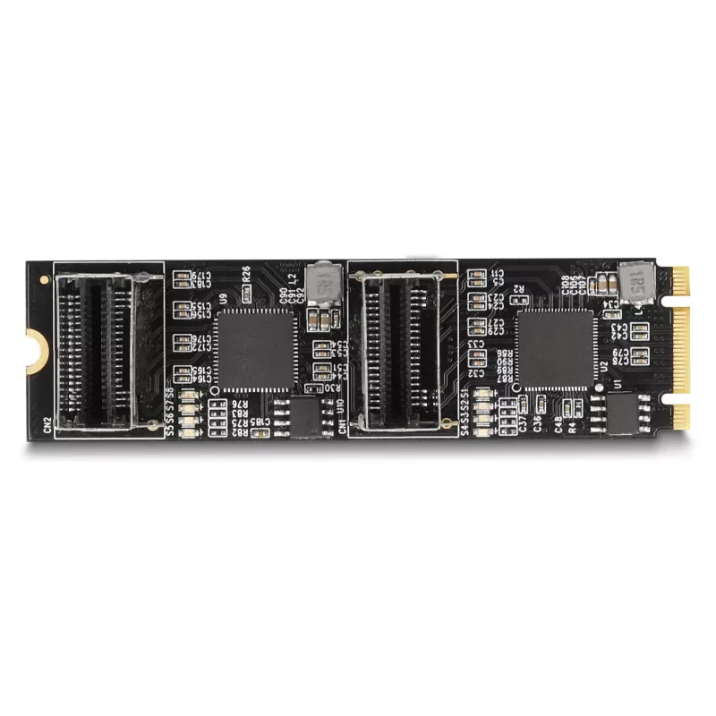 DeLOCK muunnin M.2 2280 Key B+M pistoke 8 x SATA