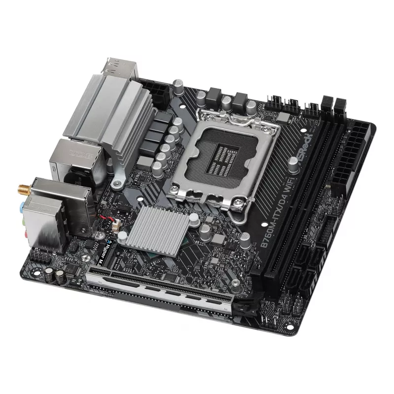 Emolevy ASRock B760M-ITX/D4 WiFi Intel B760 LGA 1700 mini ITX