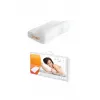 Ortopedinen tyyny MDH Qmed Standard Plus muotoiltu muotoilu niskatuelle, vaahtotiheys 55 kg/m³, 500×330 mm, syvyys 12 cm, ecru