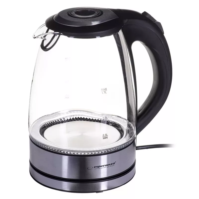 Esperanza EKK012 vedenkeitin 1,7 l musta, monivärinen 2200 W