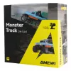 Kauko-ohjattava Amewi Monster Truck DieCast 1:64 RTR, sininen/oranssi
