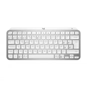 Mxkeys Mini langaton valaistu näppäimistö vaaleanharmaa - Esp - Mediter