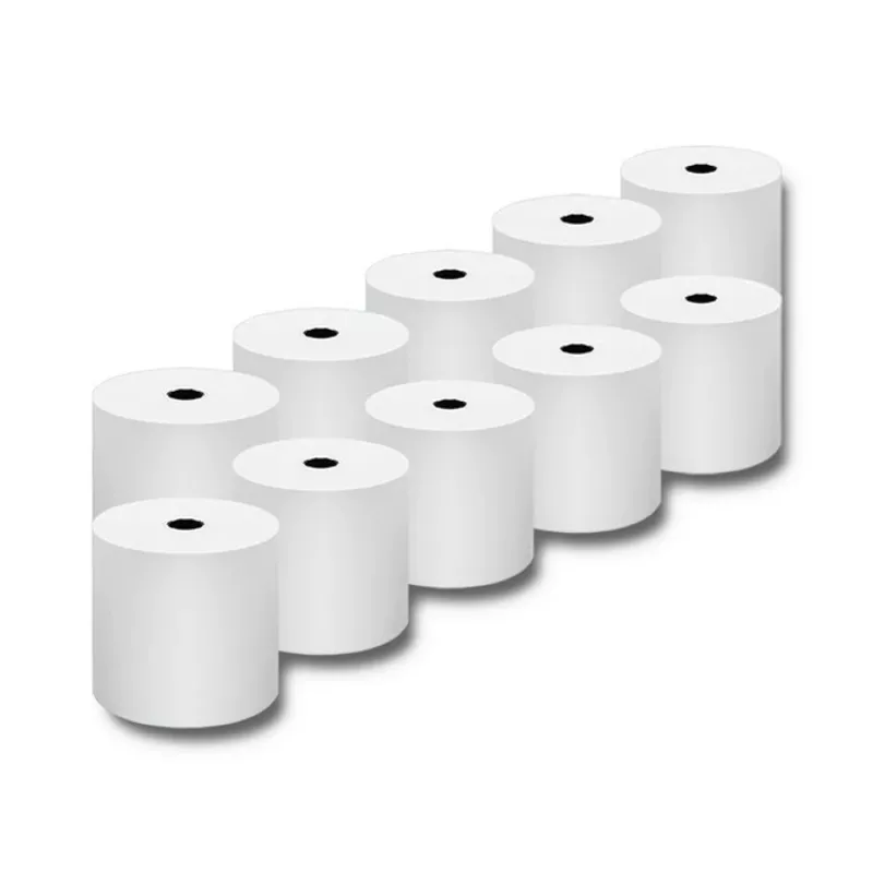 Qoltec 51892 lämpöpaperirulla 80 x 80 | 55 g/m² | 10 kpl | BPA-vapaa
