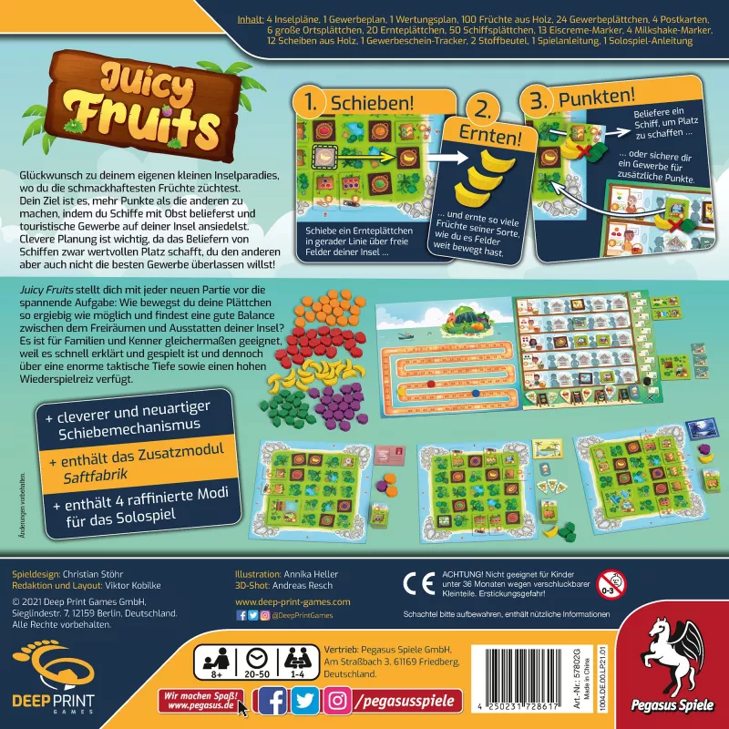 Deep Print Games: Juicy Fruits, lautapeli