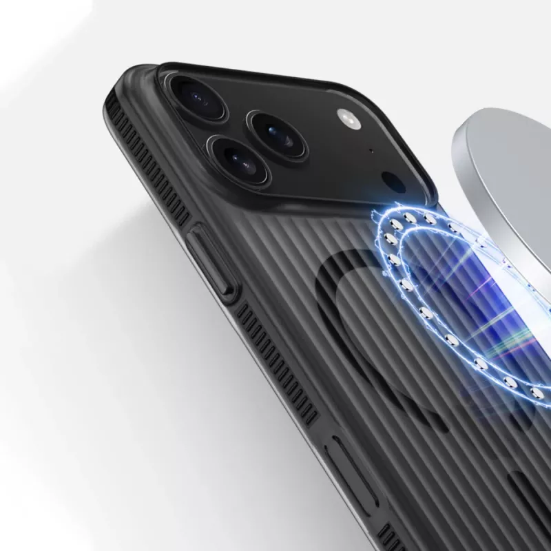 4smarts Design Case Aero iPhone 17 Pro -puhelimelle, musta (541641)