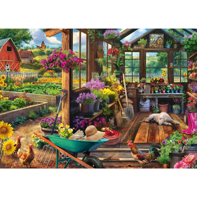 Jeff Haynie: Gartenhaus, palapeli 1000 palaa