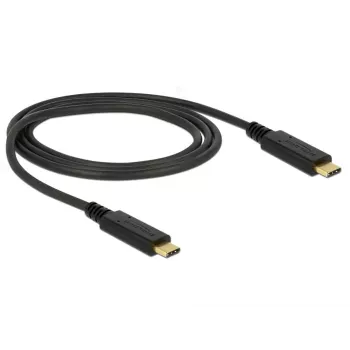 USB-kaapeli DeLOCK 85531 USB 3.2 Gen 2 1 m USB C musta